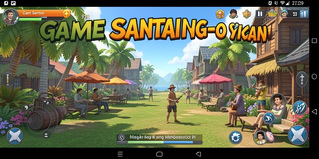 Tampilan gameplay <strong>2739</strong> dengan berbagai level menarik dan karakter yang lucu.