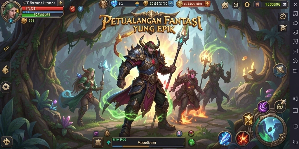 Tangkapan layar gameplay menampilkan pertempuran seru di <strong>6CF</strong>.