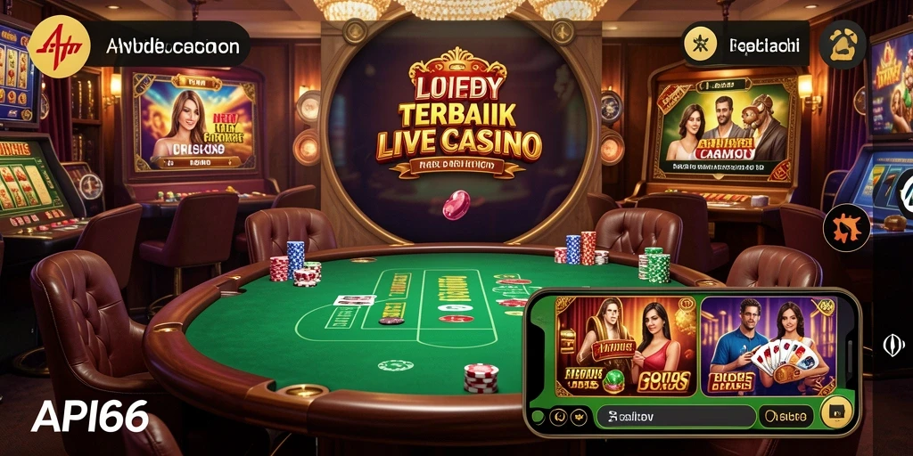 Gameplay Live Casino yang menarik dengan dealer langsung.