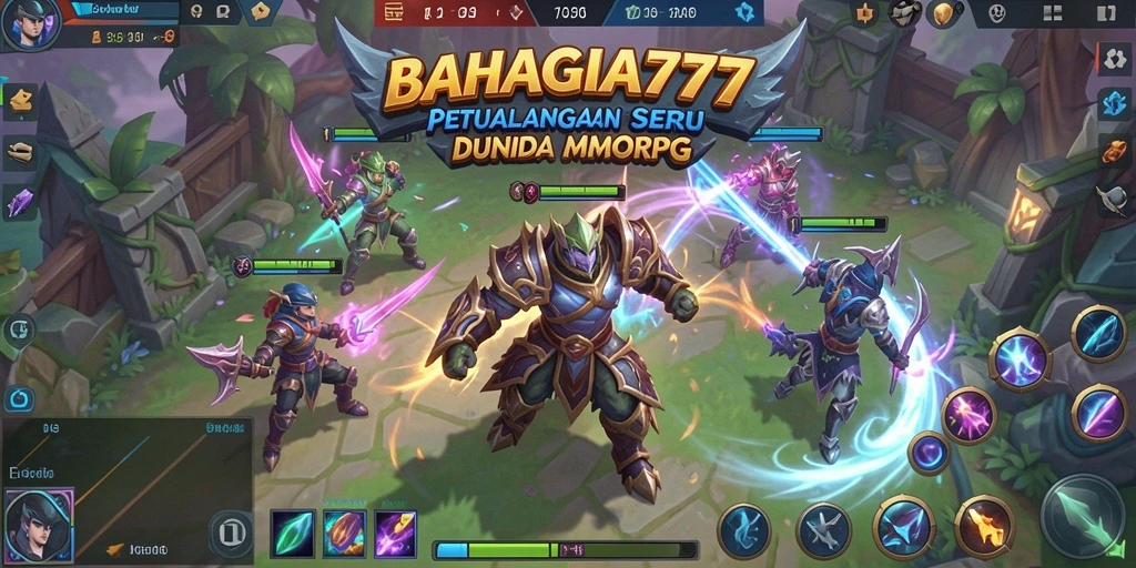 Tampilan menarik dari gameplay BAHAGIA777 dalam dunia MMORPG.