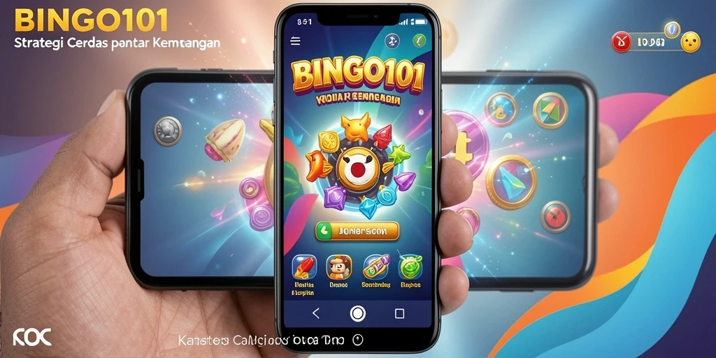 Tampilan gameplay menarik dari BINGO101 yang menantang strategi.