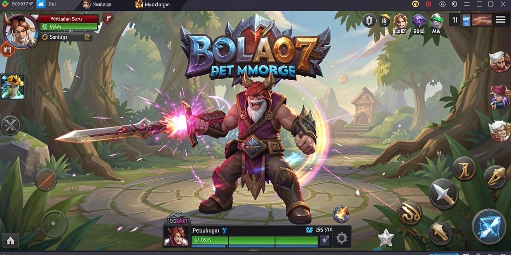 Tampilan menarik dari gameplay BOLA07 yang seru.