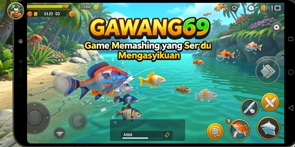 Screenshot GAWANG69 menampilkan pengalaman memancing yang mengasyikkan dan menantang.