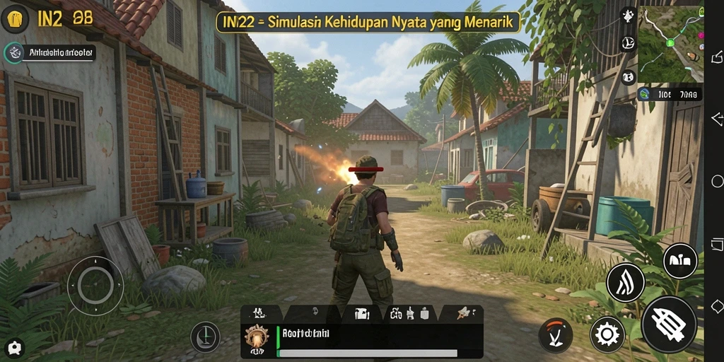 Screenshot gameplay IN22 yang menampilkan pengalaman simulasi yang mendalam.