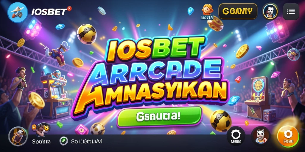 Screenshot gameplay IOSBET yang menampilkan aksi seru dalam permainan Arcade.