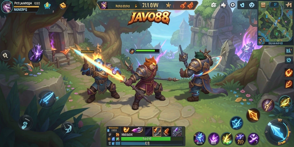 Tampilan gameplay JAVO88 yang memikat dan interaktif.