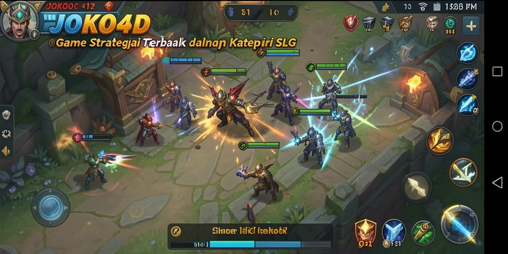 Tampilan permainan JOKO4D yang menawan dengan elemen strategi.