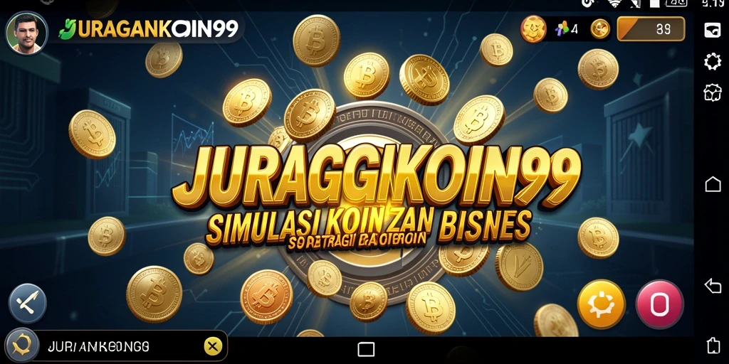 Tangkapan layar gameplay JURAGANKOIN99 yang menampilkan manajemen koin.