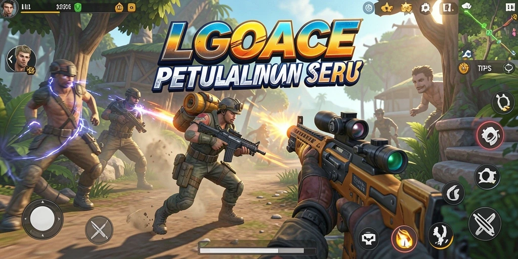 Tampilan gameplay LGOACE yang mendebarkan dan penuh aksi.