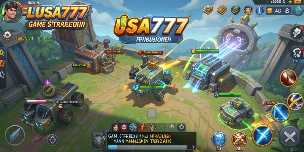 Tampilan gameplay menarik LUSA777 dengan elemen strategi mendetail.