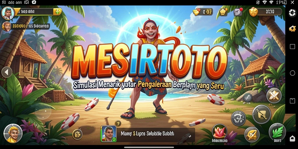 Tampilan utama <strong>MESIRTOTO</strong> menampilkan gameplay yang seru dan interaktif.