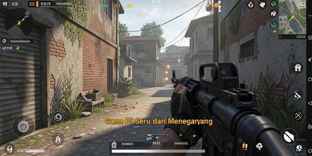 Gameplay seru dengan aksi tembak-menembak yang mendebarkan.