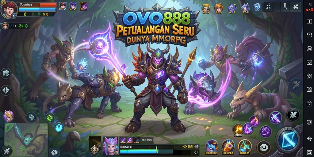 Gameplay seru OVO88 dalam dunia MMORPG yang penuh petualangan.
