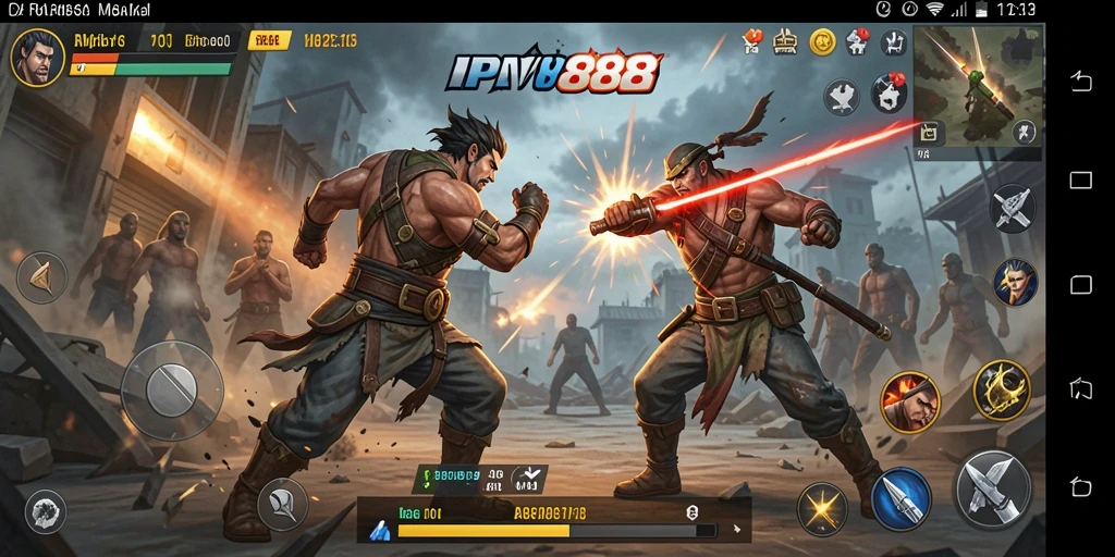 Screenshot menampilkan aksi intens dan grafis menakjubkan dari gameplay PPV88.