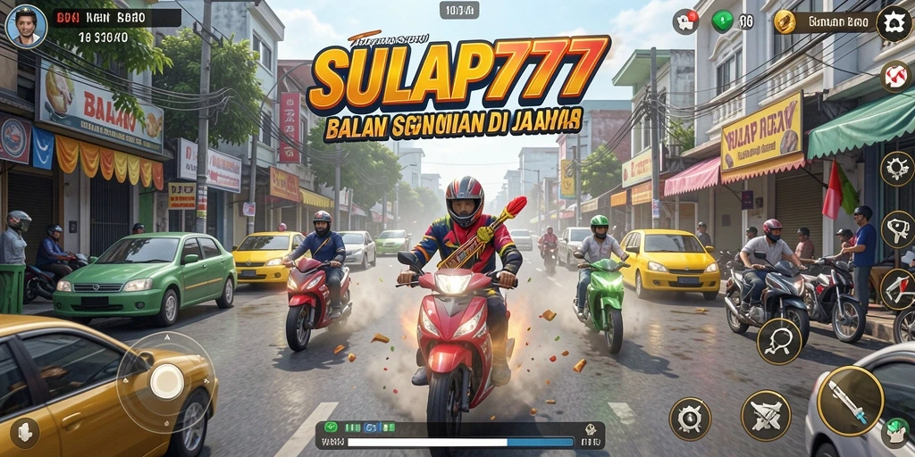 Gameplay SULAP777 yang seru dan menegangkan dalam balapan.