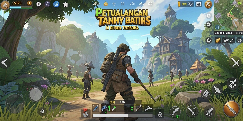 Gameplay seru di dunia terbuka SVIP5 yang penuh petualangan.